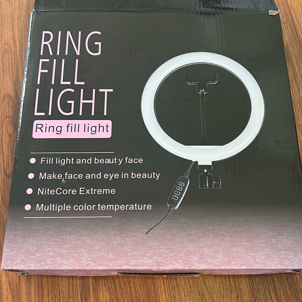 New Ring Fill Light large 26 cm for influencers beauty makeup